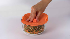 Coral Vacuum Sealing Container Lids (Package of 4)
